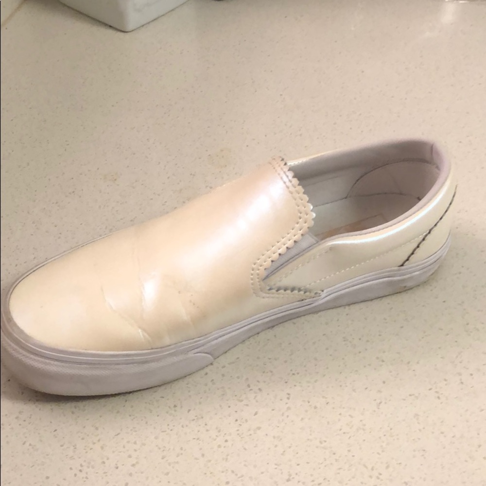 Iridescent Slip on Vans